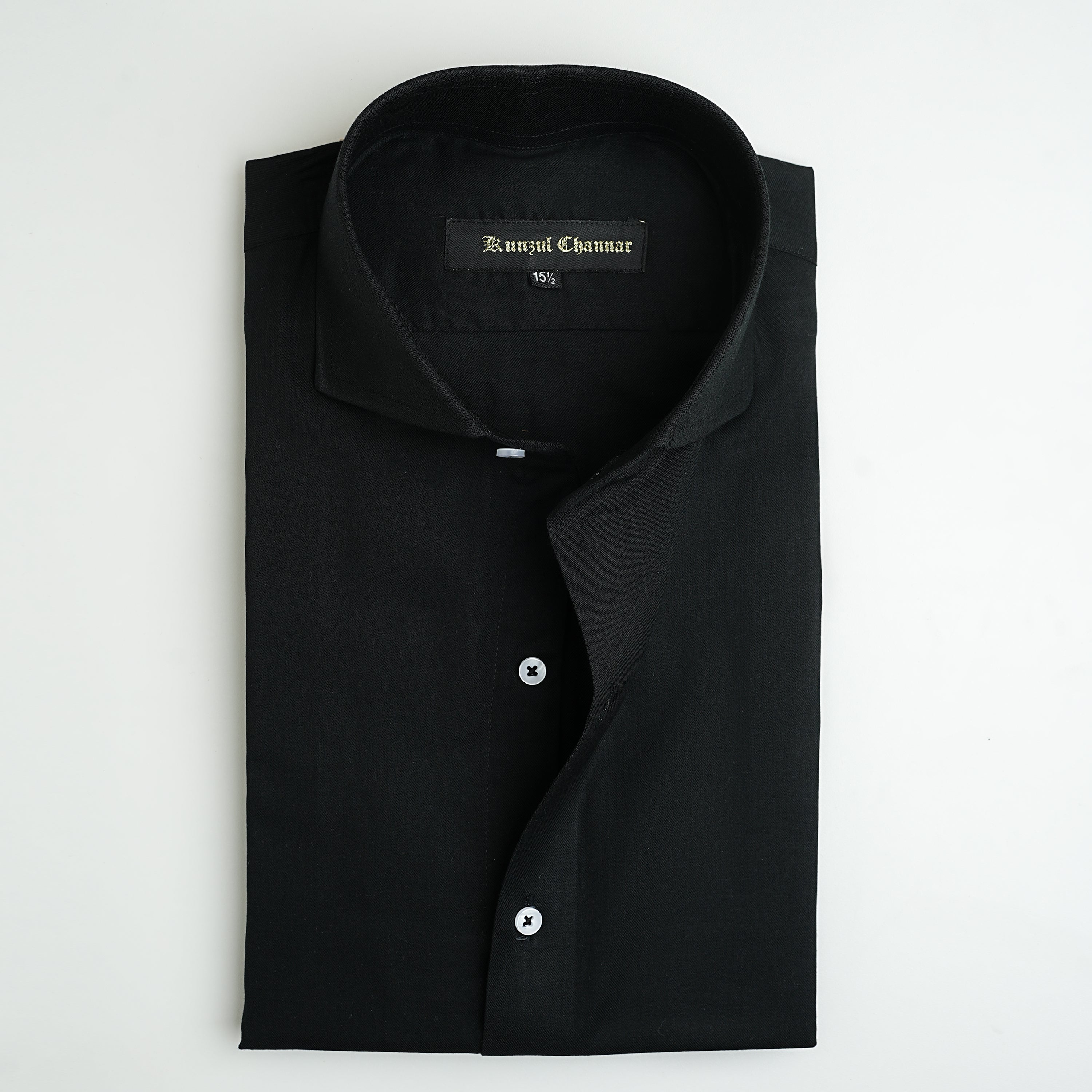 BLACK COTTON SHIRT