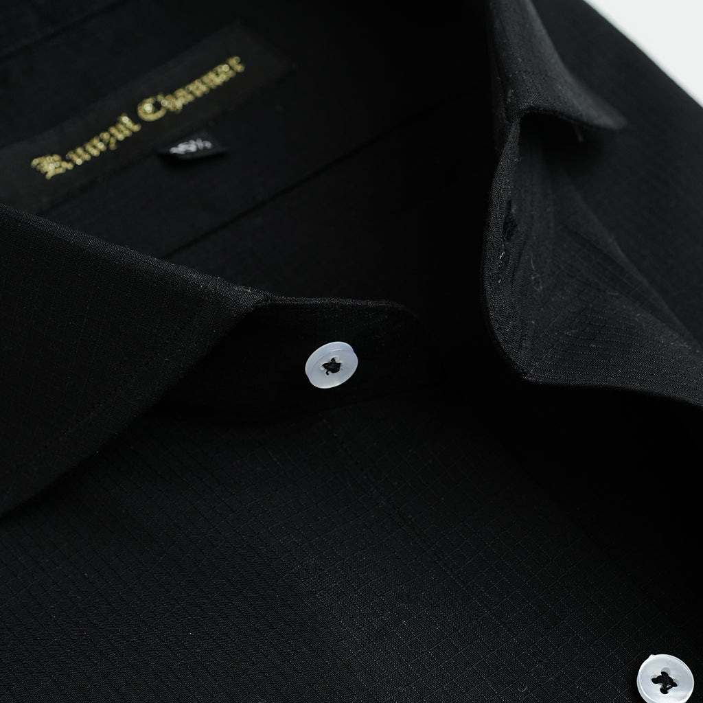 MINI CHECKS BLACK SHIRT