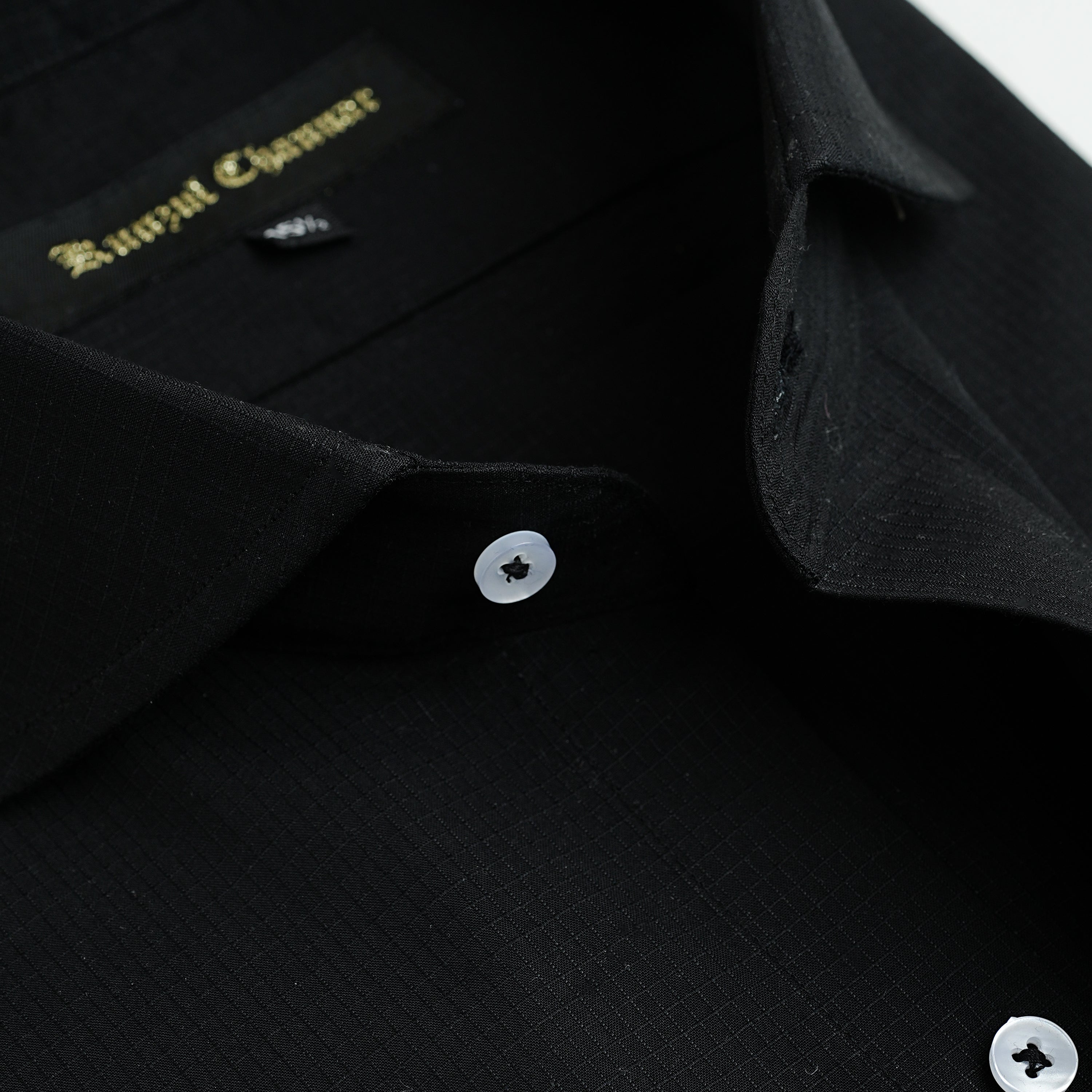 MINI CHECKS BLACK SHIRT