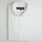WHITE TWILL COTTON SHIRT