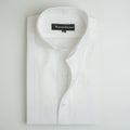 WHITE TWILL COTTON SHIRT
