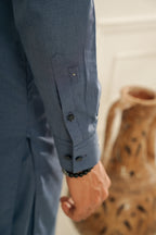DENIM BLUE SHALWAR KAMEEZ