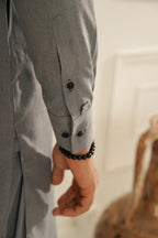 LIGHT GREY SHALWAR KAMEEZ