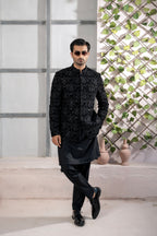 BLACK VELVET PRINCE COAT