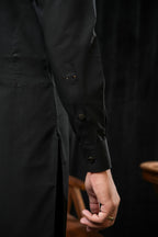 BLACK PREMIUM MANDARIN KURTA TROUSER