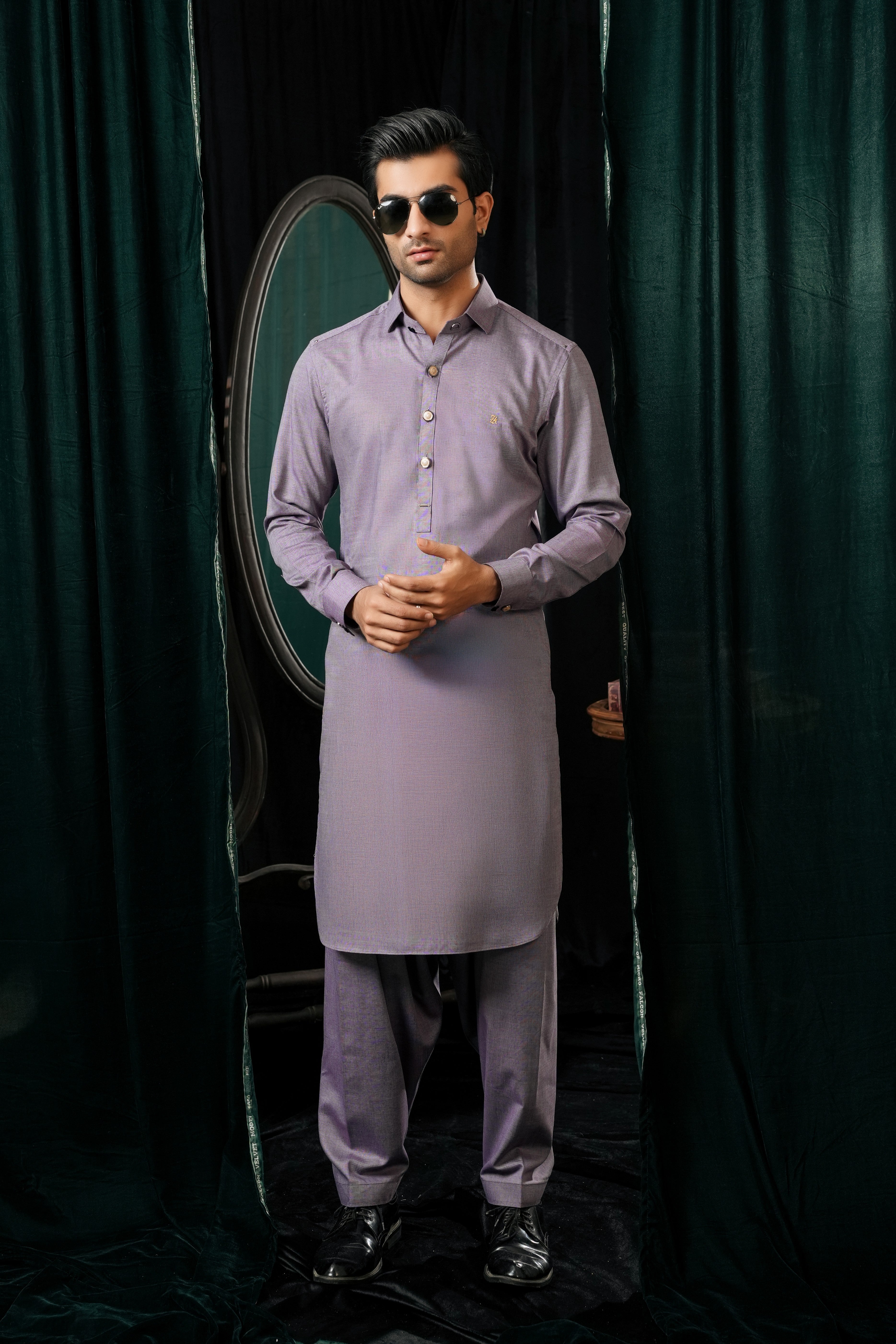 PIN DOT COTTON SHALWAR KAMEEZ