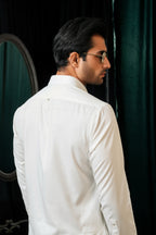 OFF-WHITE SHALWAR KAMEEZ