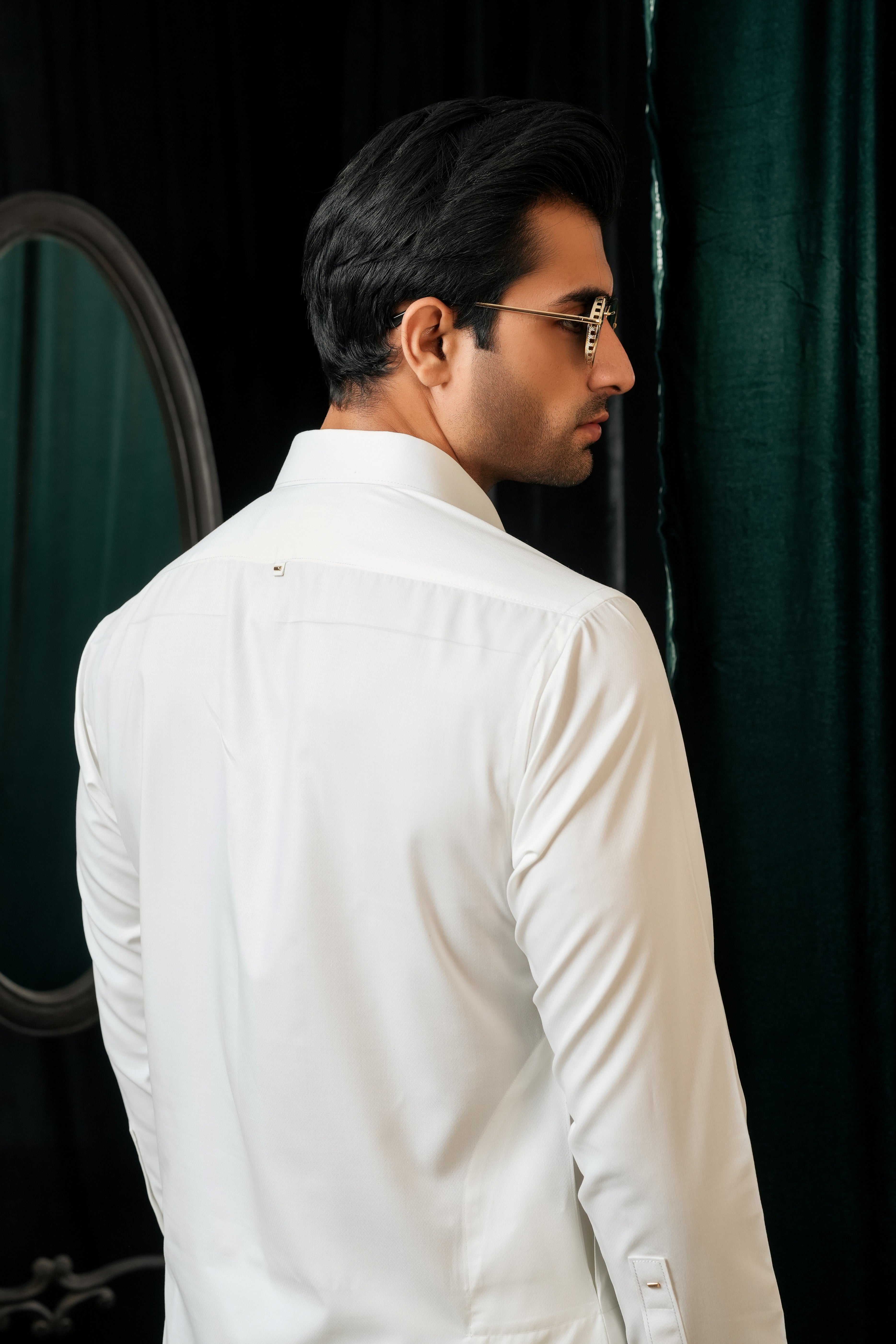 OFF-WHITE SHALWAR KAMEEZ