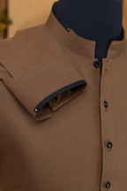 SAND BROWN KURTA TROUSER