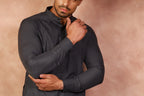 GREY METALIC SHALWAR KAMEEZ