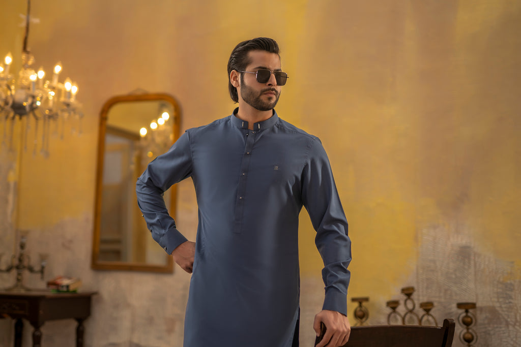 SAPPHIRE BLUE KURTA TROUSER
