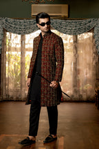 MAROON SHERWANI