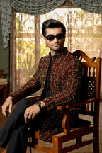 MAROON SHERWANI