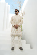 PEARL WHITE SHERWANI