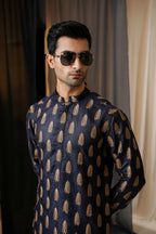 LEAVES EMBROIDERED KURTA TROUSER